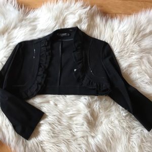 Italian Bolero Jacket with ruffles